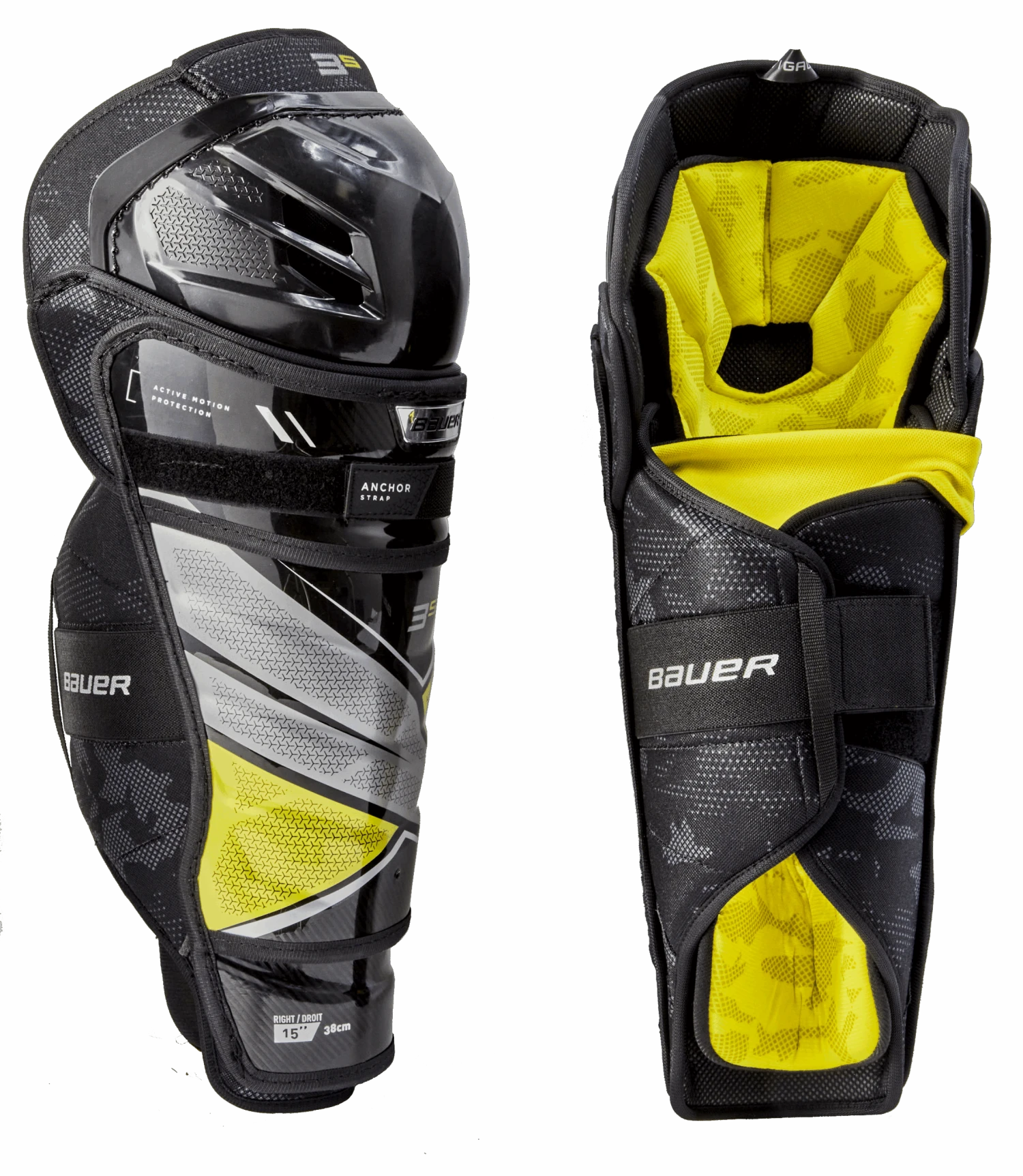 Bauer Supreme 3S Intermediate Shin Guards 3 Bauer Supreme 3S Intermediate Shin Guards