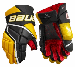 Bauer Vapor 3X Intermediate Hockey Gloves -Bauer 3X SR FRONT BKG2 83181c7c be7a 4989 b031 0e5109f9aae6