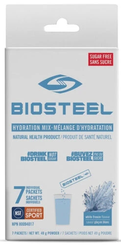 BioSteel High-Performance Sports Hydration Mix (7 Count) -Bauer 630617 CAN 20Biosteel Hydration 20Mix White 20Freeze 7CT Front