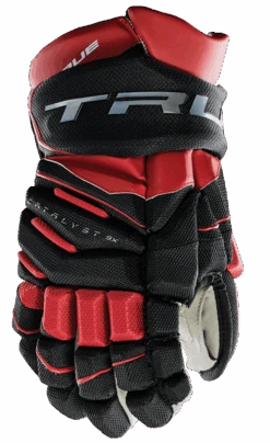 True Hockey True Catalyst 9X Junior Hockey Gloves 15 True Hockey True Catalyst 9X Junior Hockey Gloves -Bauer CT9xGlove Black Red 1