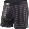 SAXX Vibe Boxer Modern Fit Black Gradient Stripe 1 SAXX Vibe Boxer Modern Fit Black Gradient Stripe -Bauer SXBM35 GRS