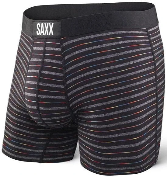 SAXX Vibe Boxer Modern Fit Black Gradient Stripe 3 SAXX Vibe Boxer Modern Fit Black Gradient Stripe