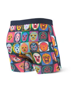 SAXX Vibe Boxer Brief Navy Lucha Libre -Bauer SXBM35 LLN B