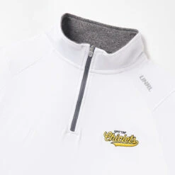 Spittin' Chiclets X UNRL Script Elite Quarter Zip 11 Spittin' Chiclets X UNRL Script Elite Quarter Zip -Bauer UNRL 0001 SPITTIN CHICLETS SCRIPT ELITE QUARTER ZIP II white DETAIL 17cd84e1 0caf 4908 8a00 bf59e3860148