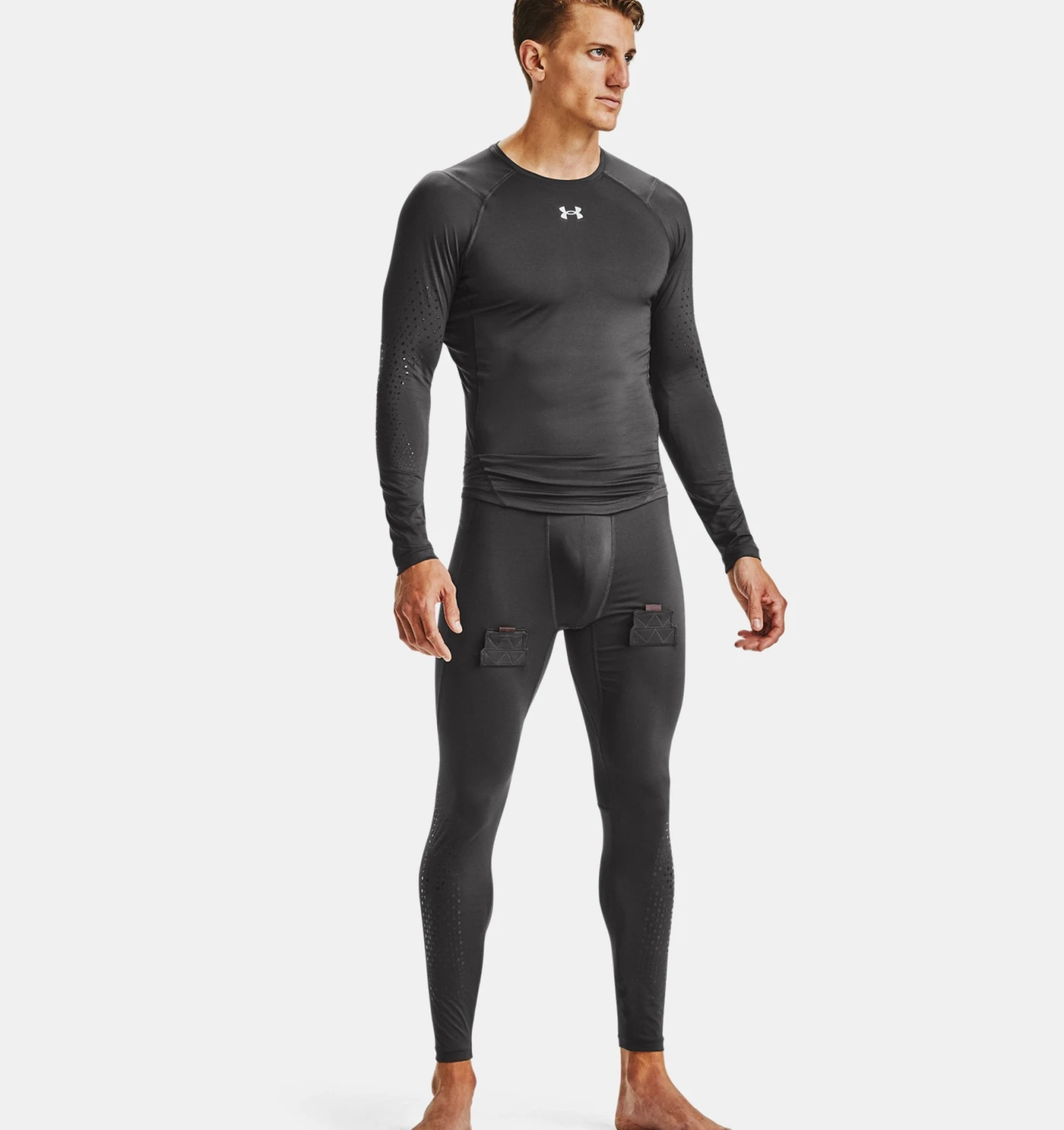 Under Armour Men's Hockey Compression Leggings 5 Under Armour Men's Hockey Compression Leggings - Image 3