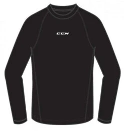 CCM Long-Sleeve Loose Fit Top For Men -Bauer ccm athletic loose fit long sleeve top black 1