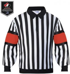Force Men's Pro Sewn-In Armbands Referee Jersey 5 Force Men's Pro Sewn-In Armbands Referee Jersey -Bauer mprr