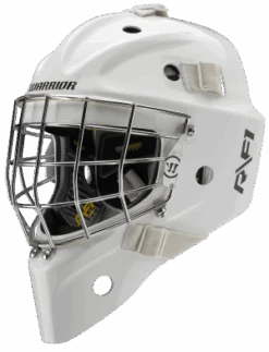 Warrior RF1+ Senior Goalie Mask -Bauer rf1spm0wh war 01 i