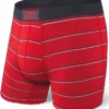 SAXX Vibe Boxer Brief Red Shallow Stripe -Bauer saxx vibe boxer brief red shallow stripe