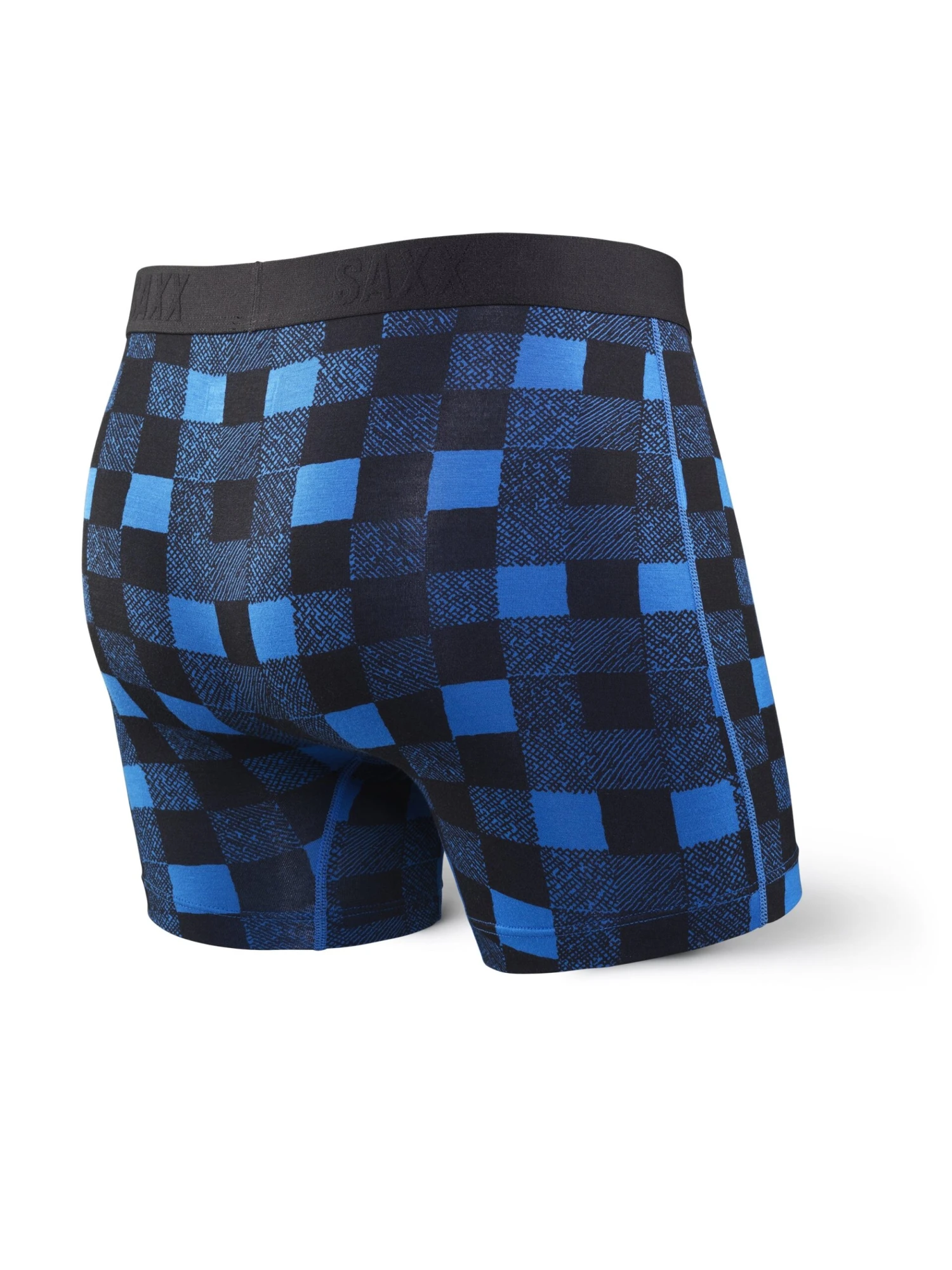 SAXX Vibe Boxer Modern Fit Royal Lumberjack Plaid 4 SAXX Vibe Boxer Modern Fit Royal Lumberjack Plaid - Image 2